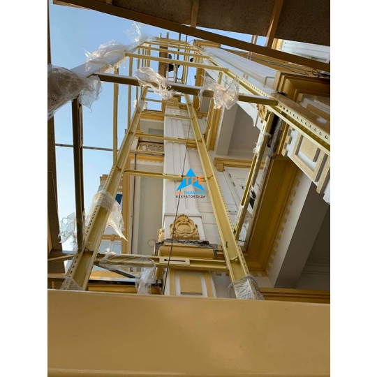 Khung hố Thang máy bằng thép sơn tĩnh điện
